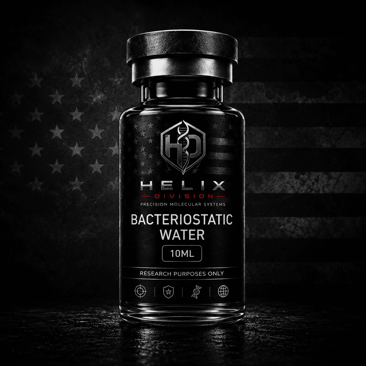Helix Division Bacteriostatic Water vial